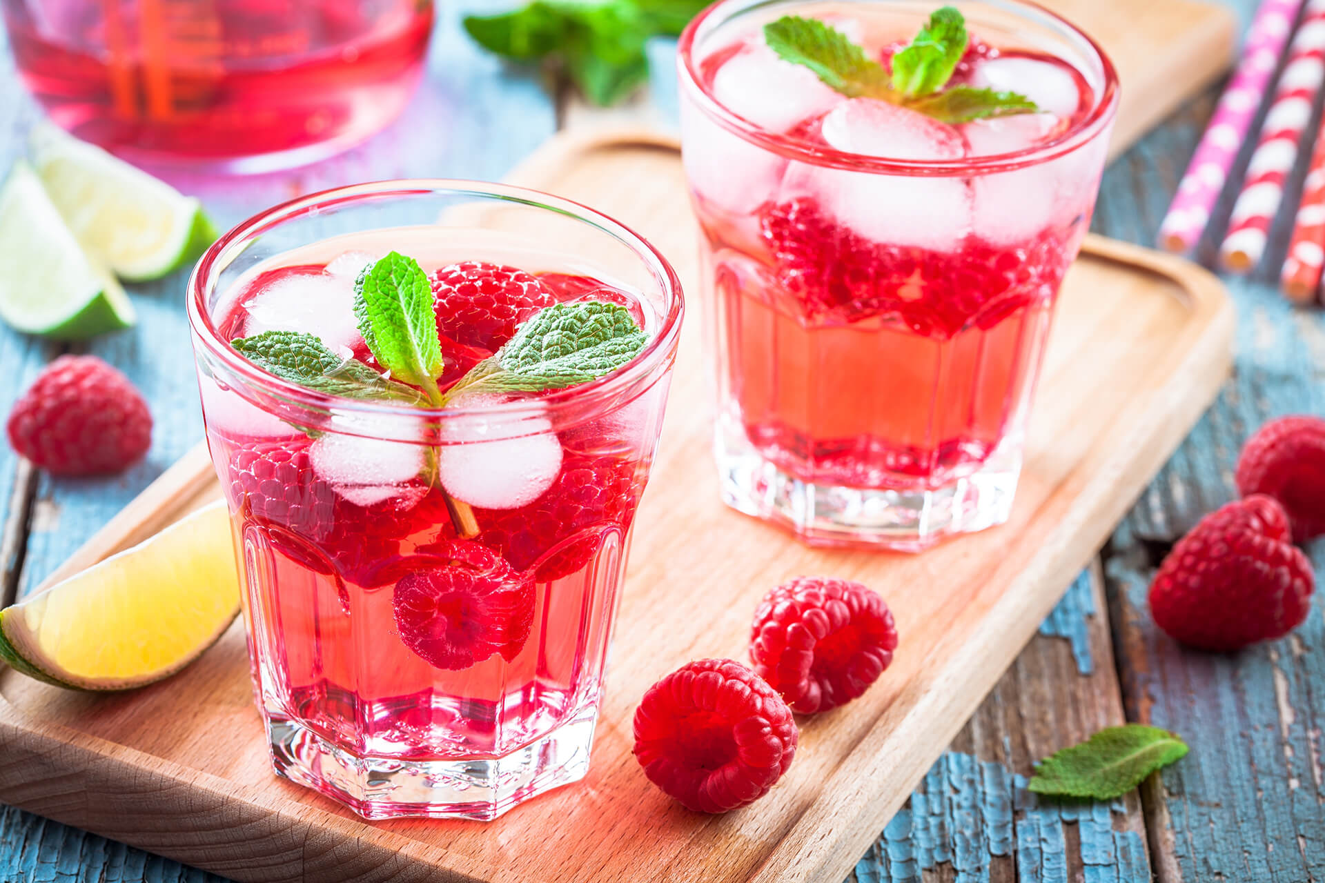 Cocktail Raspberry Mojito